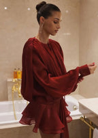 Estelle Dress - Cherry