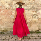 Cleo Sleeveless Cotton Dress