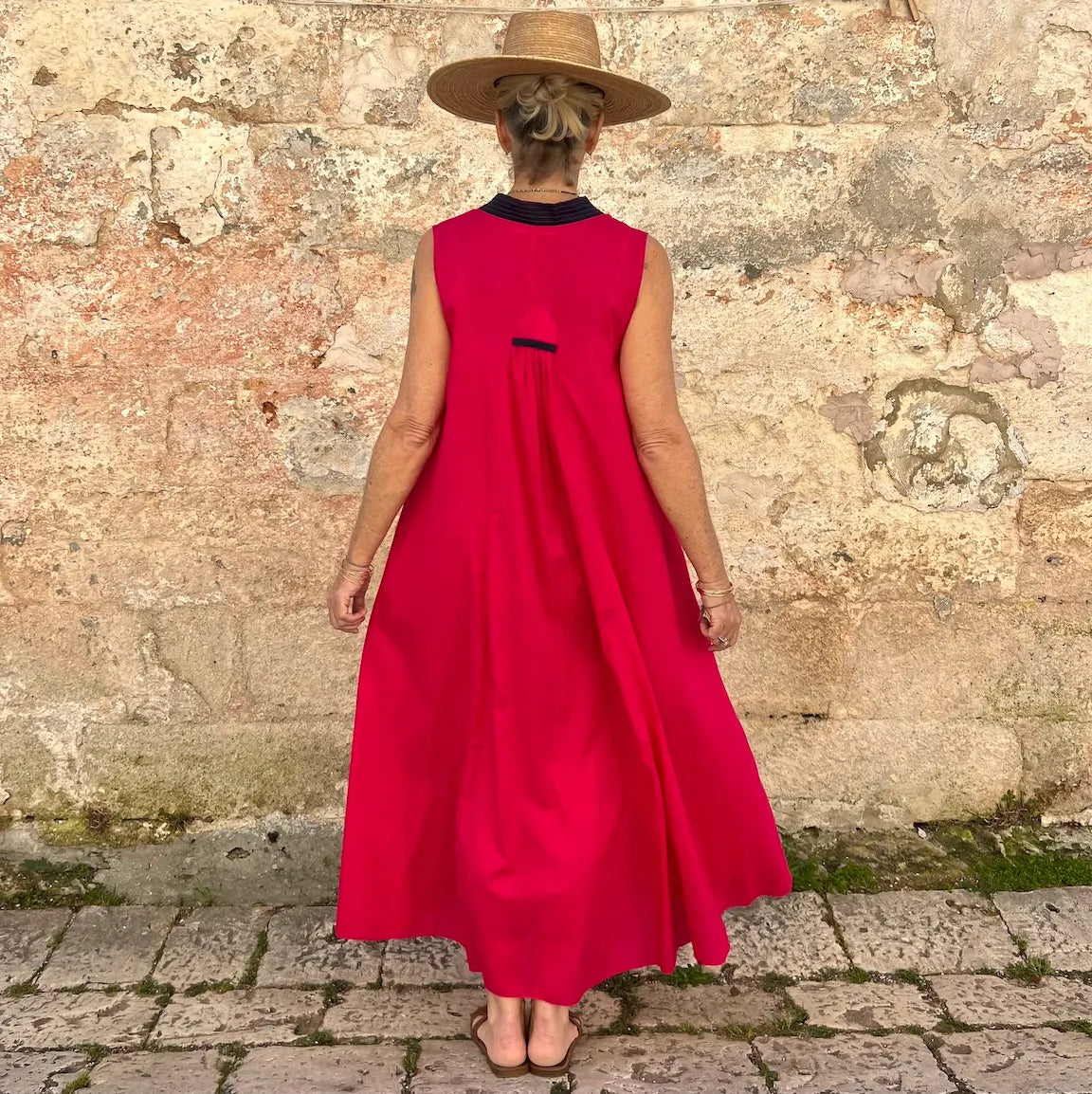 Cleo Sleeveless Cotton Dress