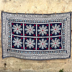 Indian Cutwork Embroidered Quilt new N. 9