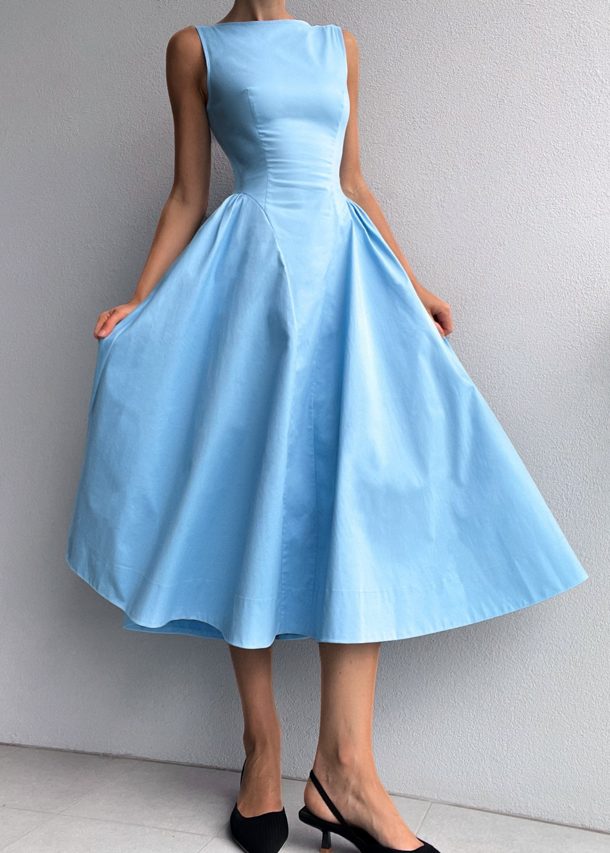 Jacqueline Dress - Sky