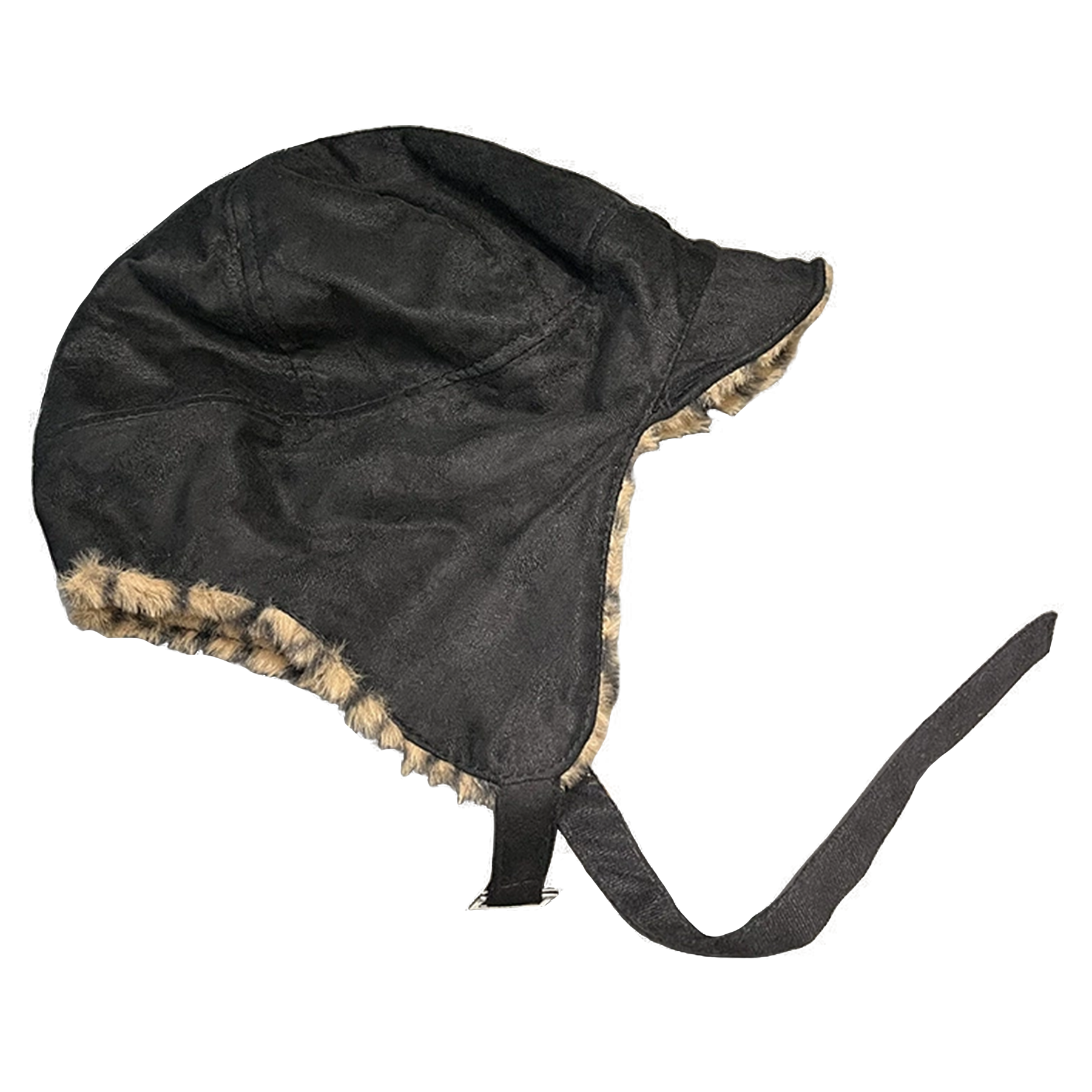 Reversible Aviator Hat With Leopard Print Design For Versatile Wear