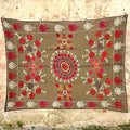 Antique Afghani Silk Thread Suzani N. 2