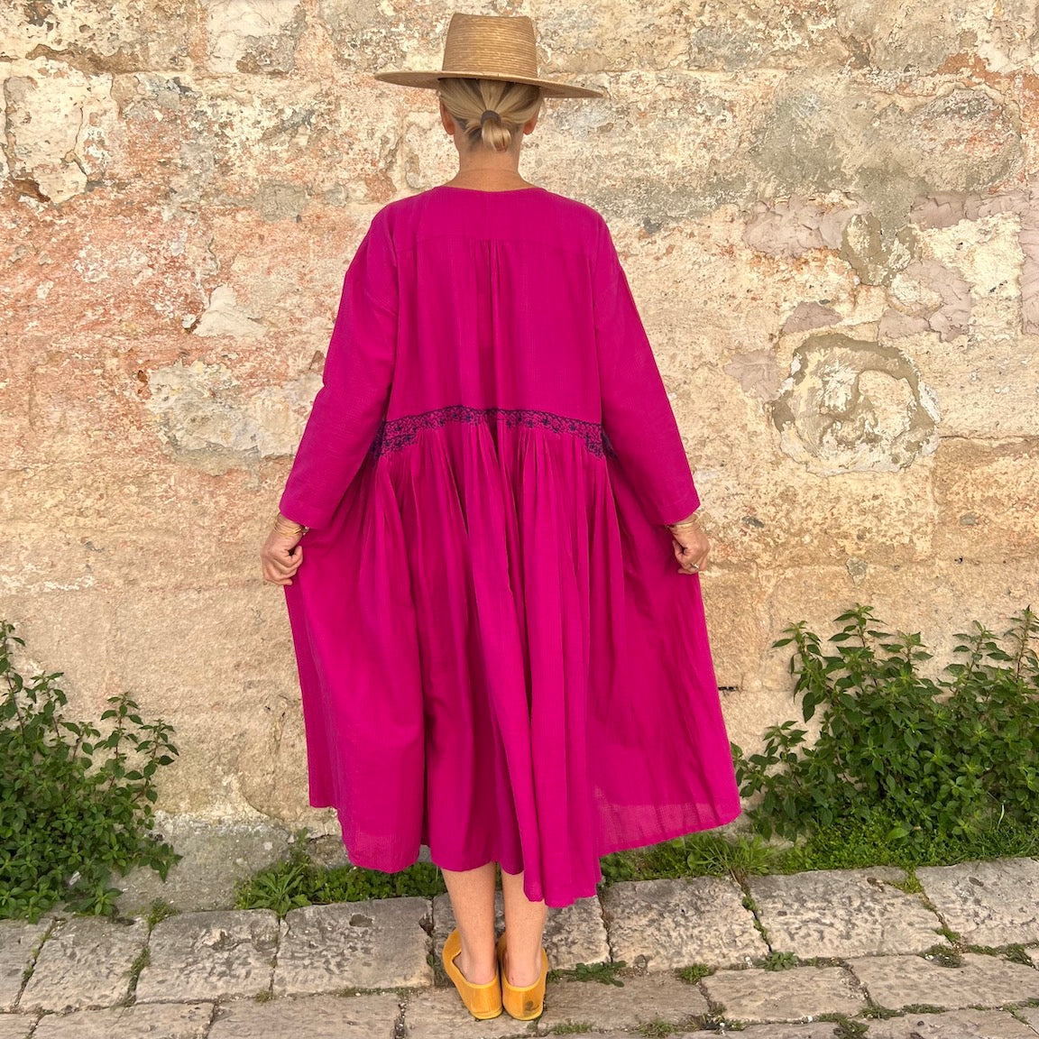 Runaway Bicycle Ana Embroidered Dress