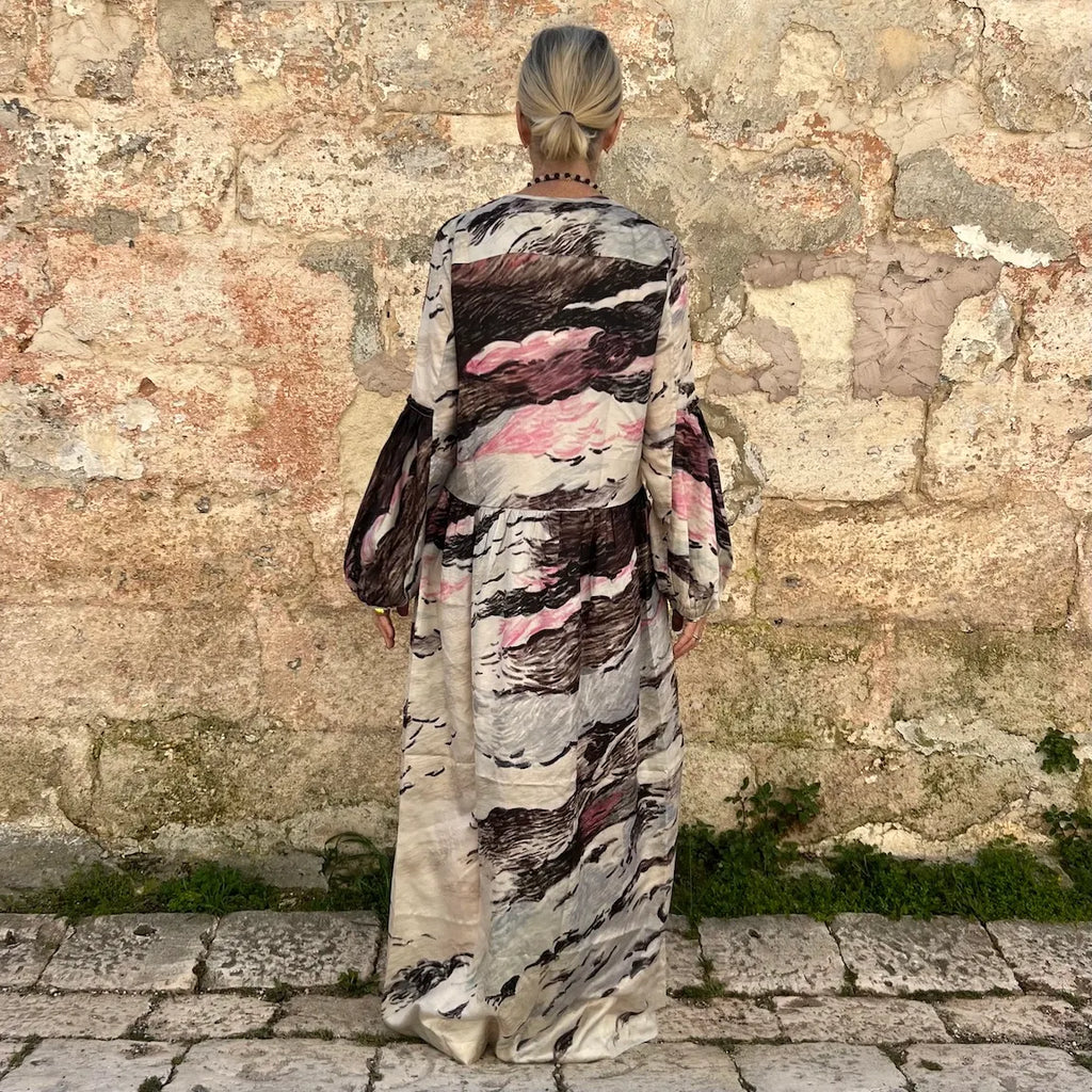 Antonella Silk Oversized Dress by Runaway Bicycle for