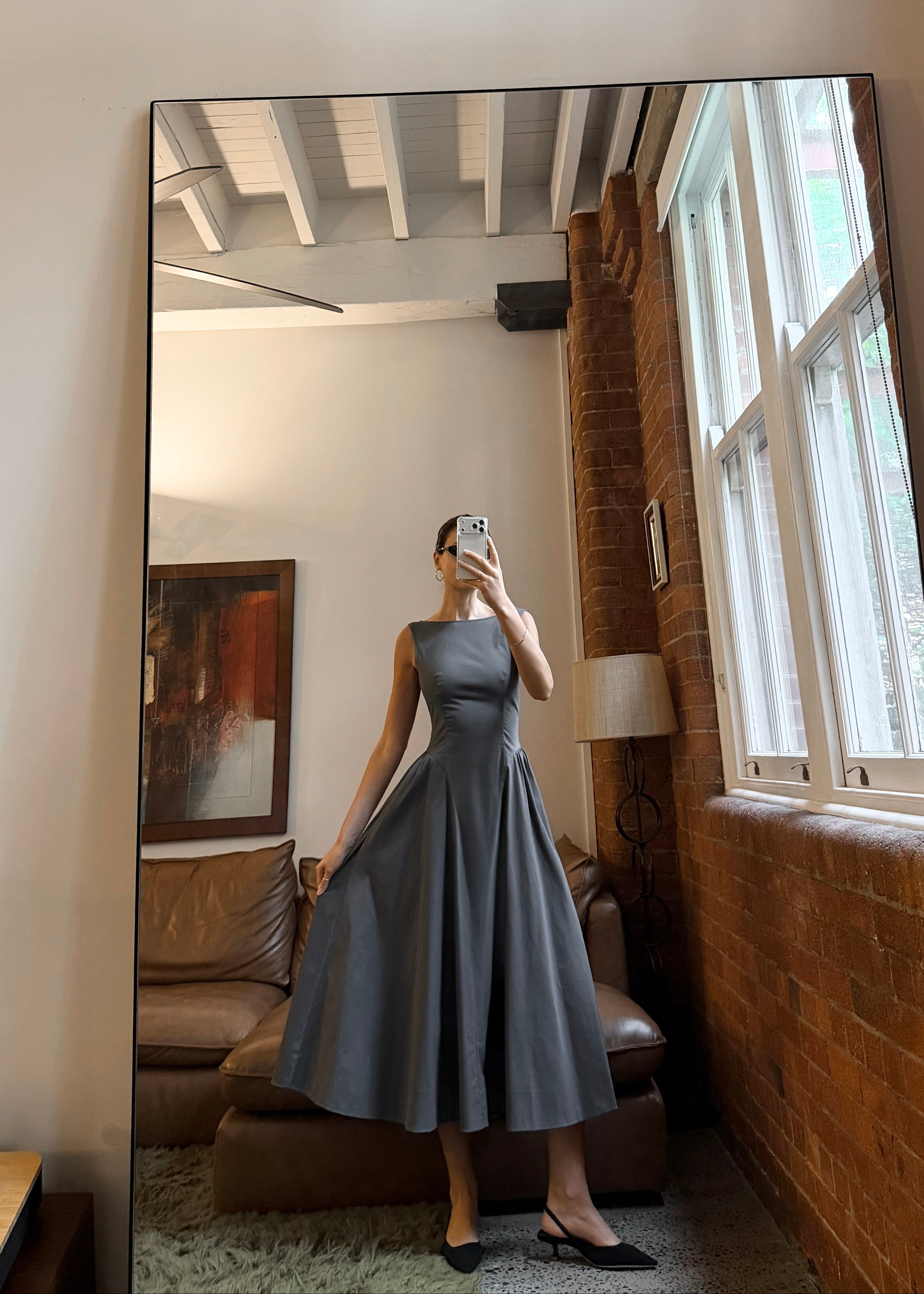 Jacqueline Dress - Stone