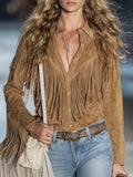 Western Cowgirl Outfit Women's Boho Fringe Jacket
