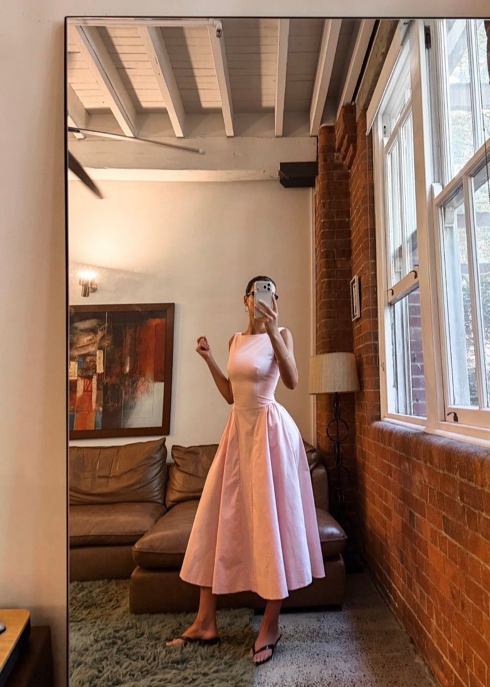 Jacqueline Dress - Ballet Pink
