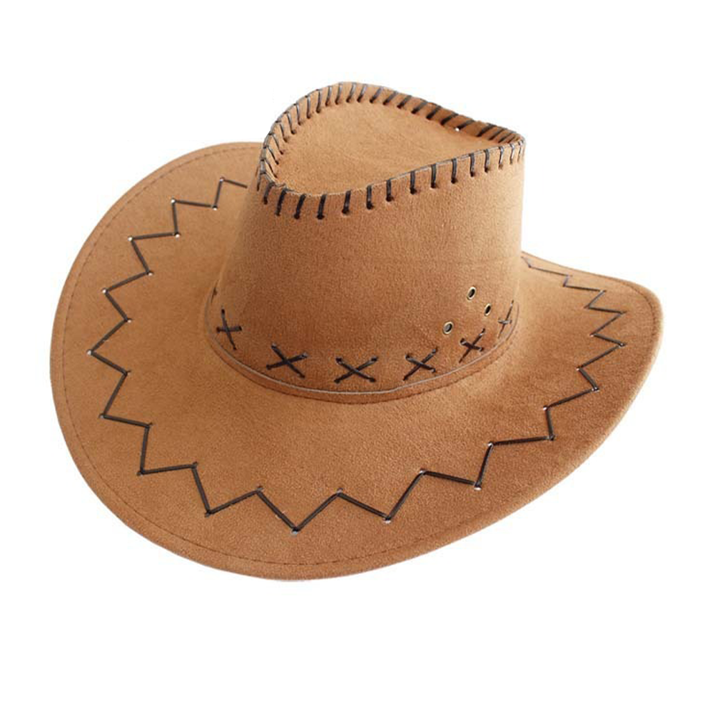 Women's Vintage Stylish Western Cowboy Hat For Festive And Casual Wear