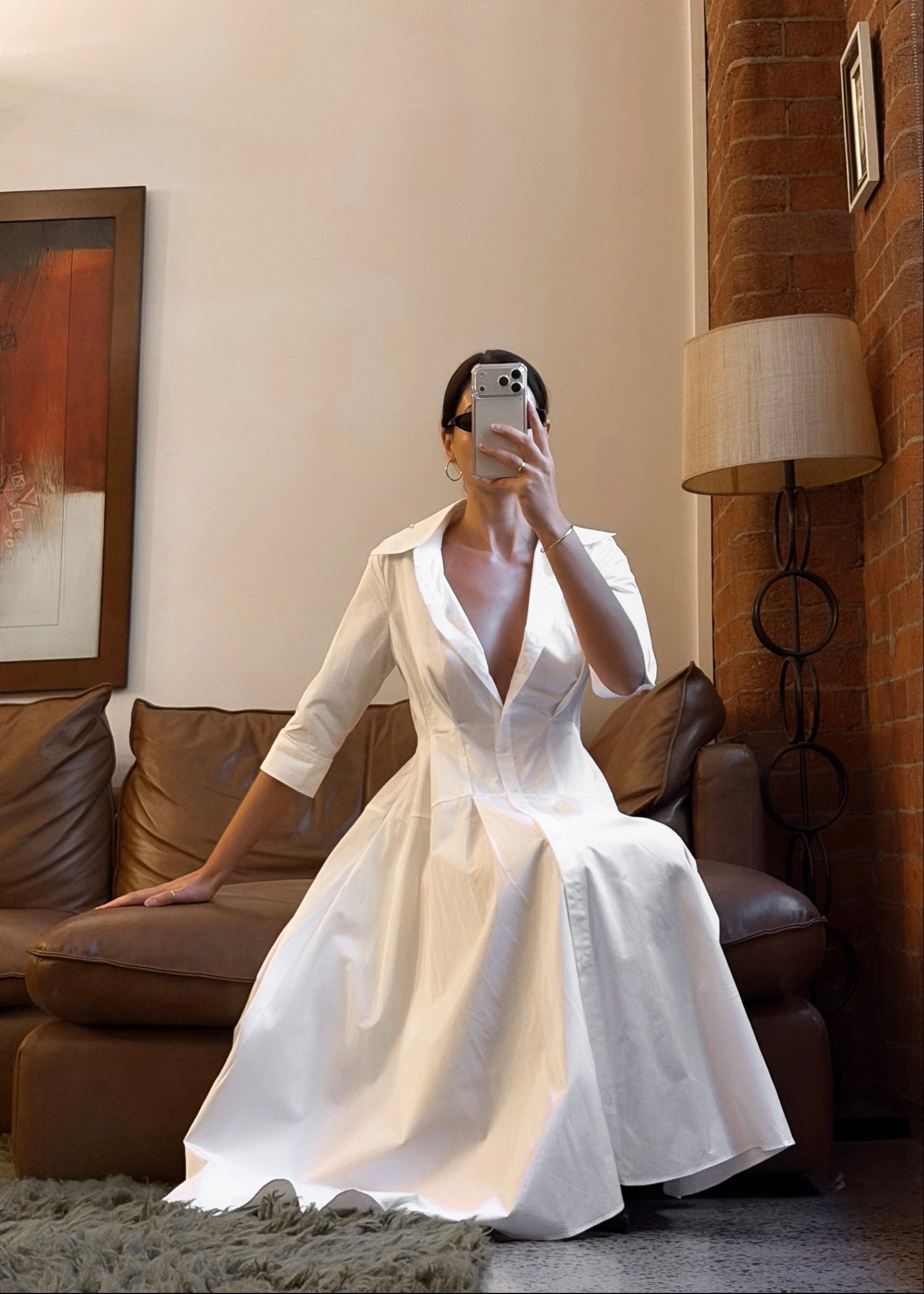 Monaco Dress - White