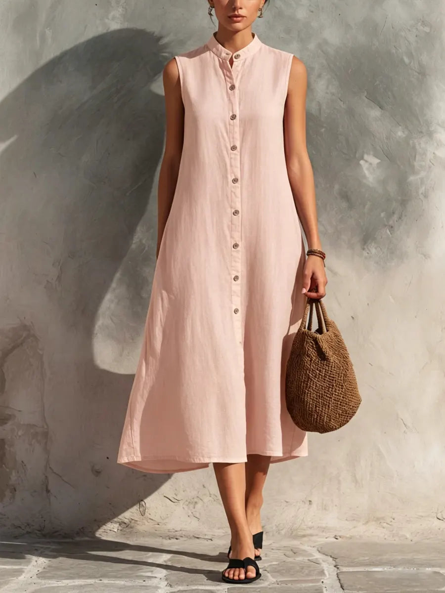 Women's Simple Sleeveless Dress