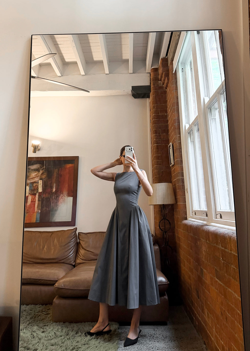 Jacqueline Dress - Stone