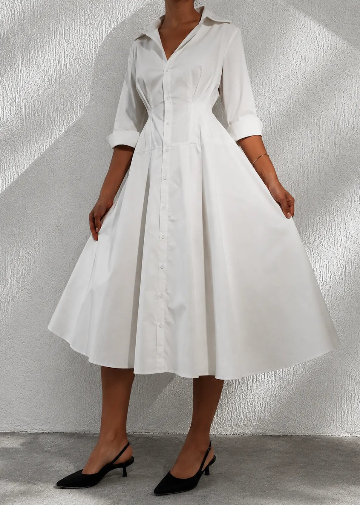 Monaco Dress - White