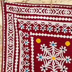 Indian Cutwork Embroidered Quilt new N. 10