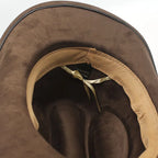 Unisex Vintage Western Cowboy Ethnic Suede Hat