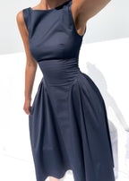 Jacqueline Dress - Navy