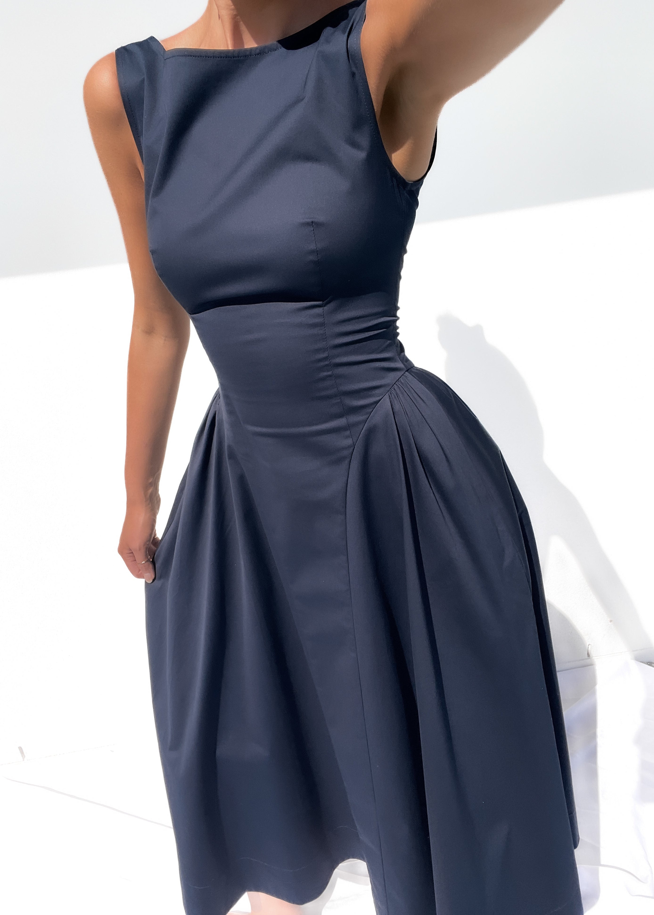 Jacqueline Dress - Navy