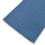 Light Blue 1970s Denim Puff Sleeve Cut-out Jumpsuit