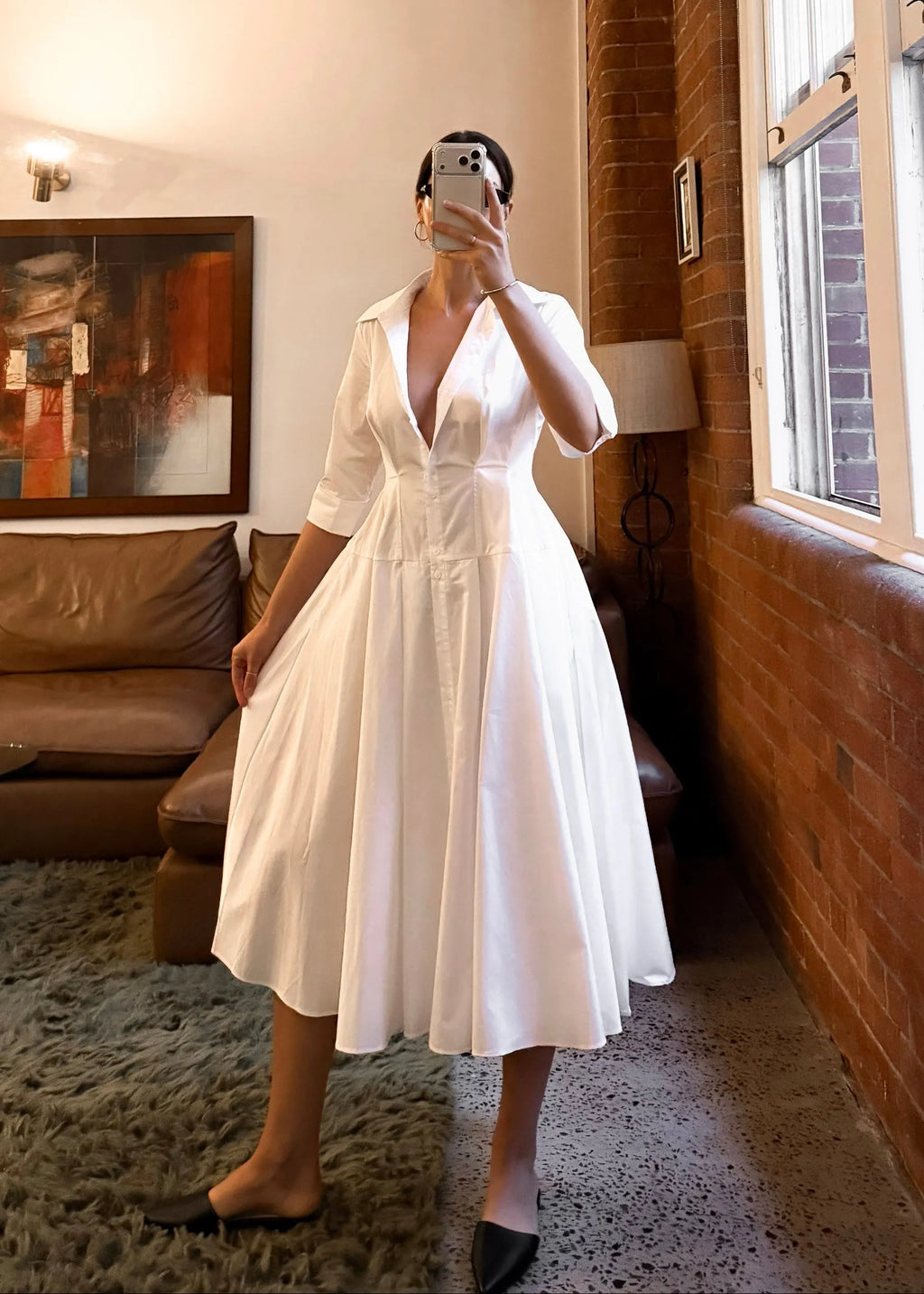 Monaco Dress - White