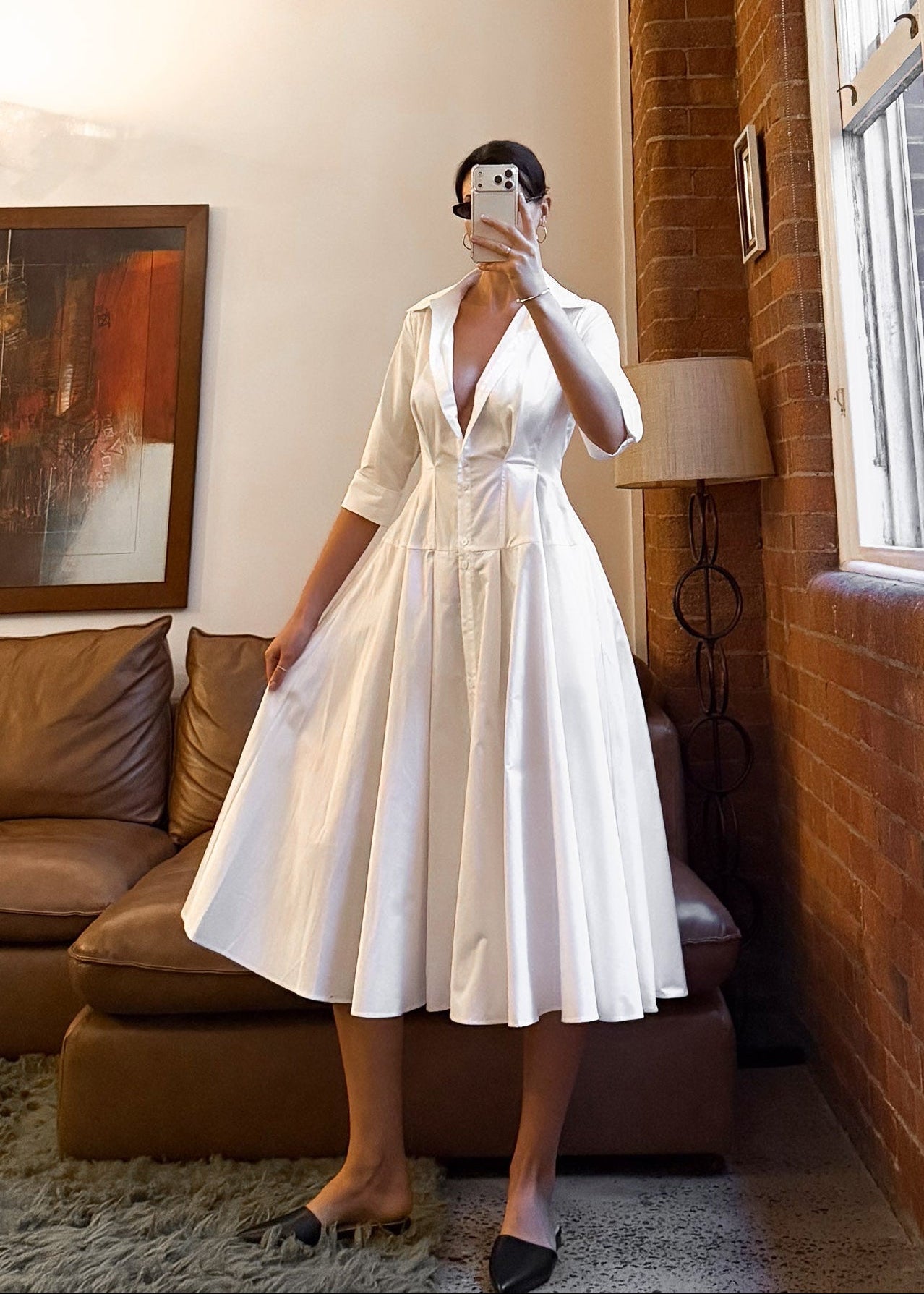 Monaco Dress - White