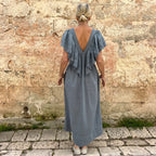 Faune Camelia Dress Cornflower Blue