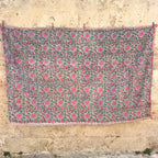 Pink Flowers with Red Boarder Rallie