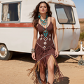 Women's Western Retro Style Hippie Dress