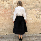 Runaway Bicycle Cotton Corded Skirt