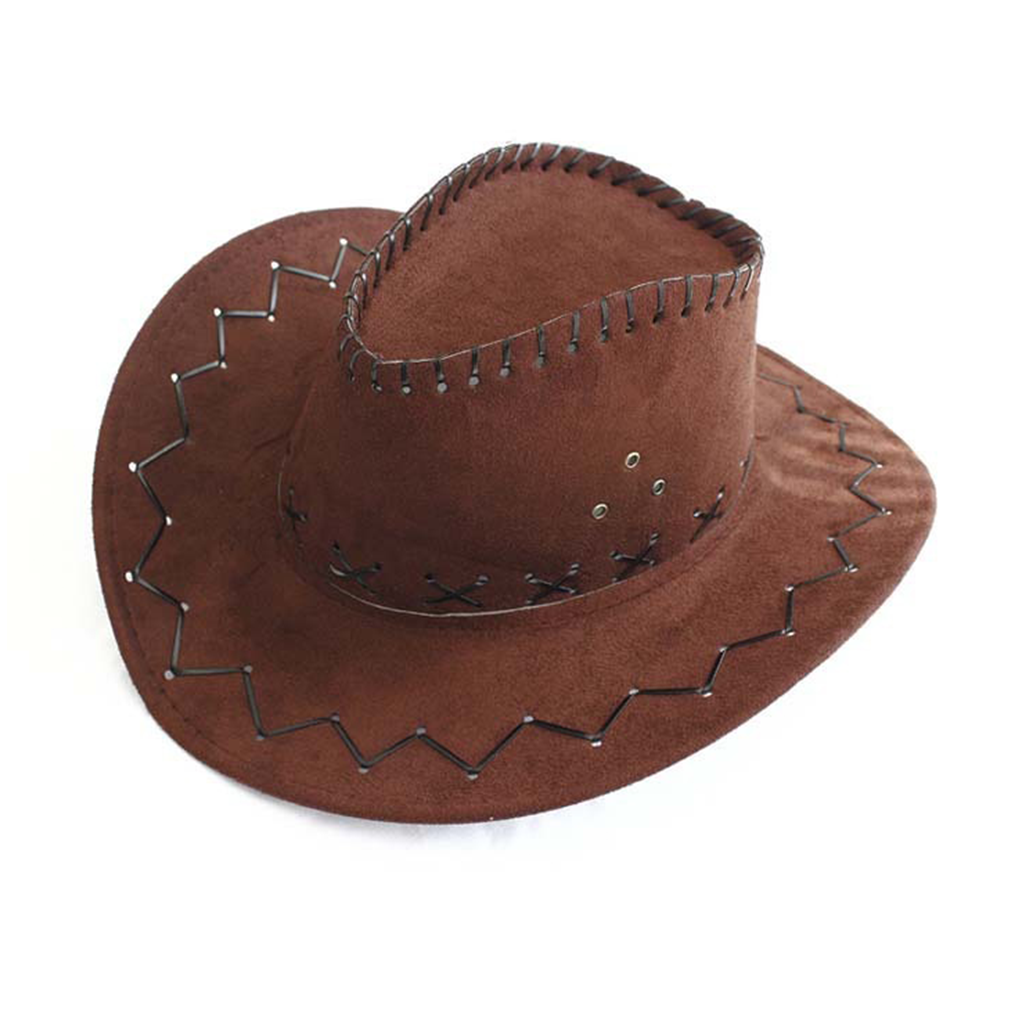 Women's Vintage Stylish Western Cowboy Hat For Festive And Casual Wear