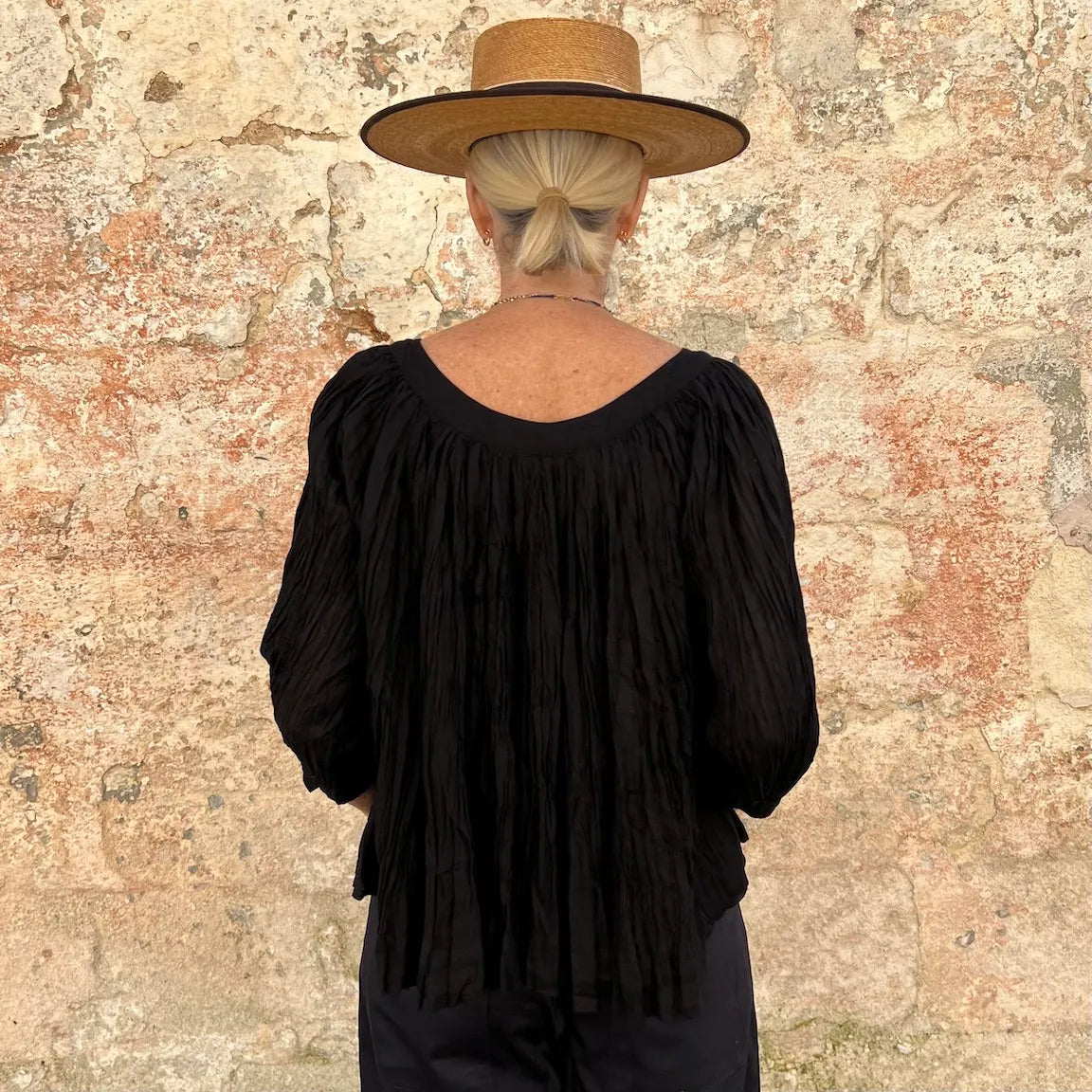 Crinkle  Cotton Top