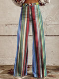 Damen Retro Hippie Weite Hose