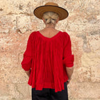 Crinkle  Cotton Top