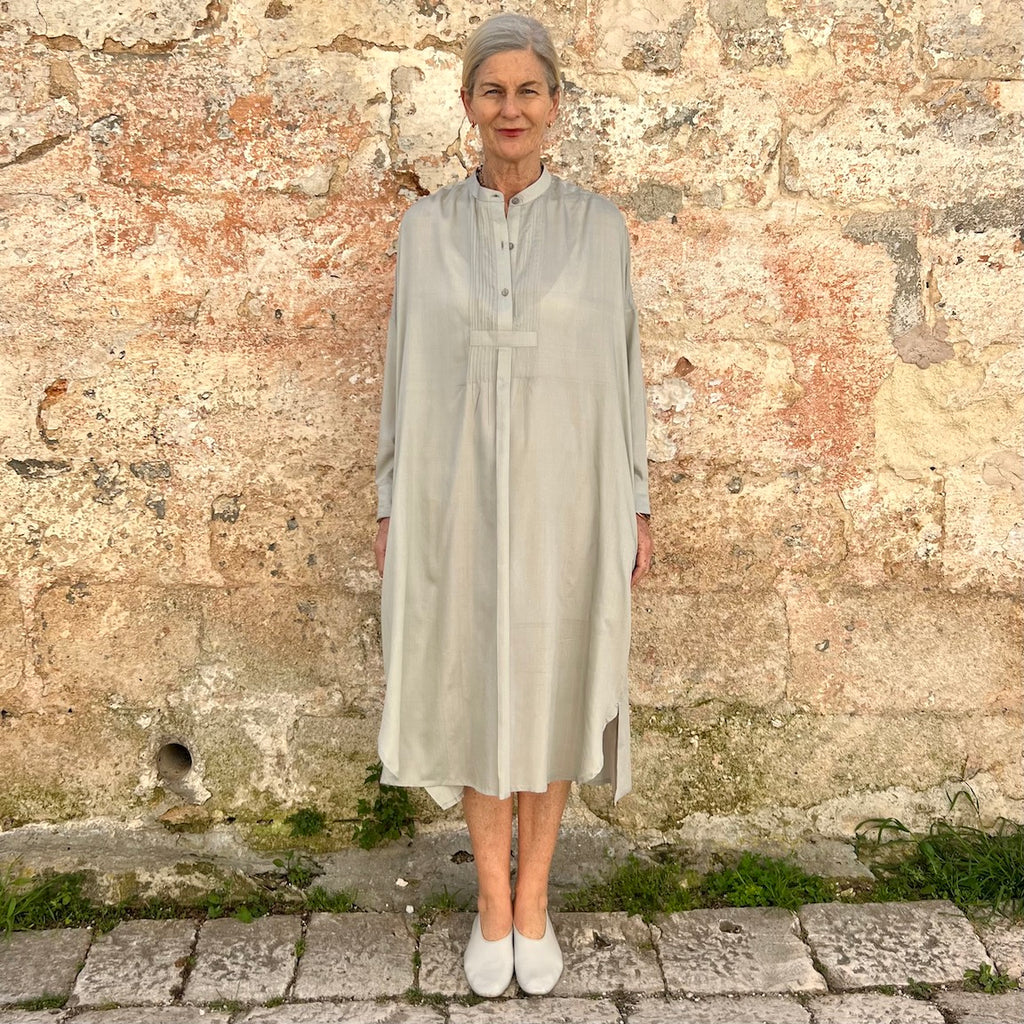 Runaway Bicycle Silk Dress 07